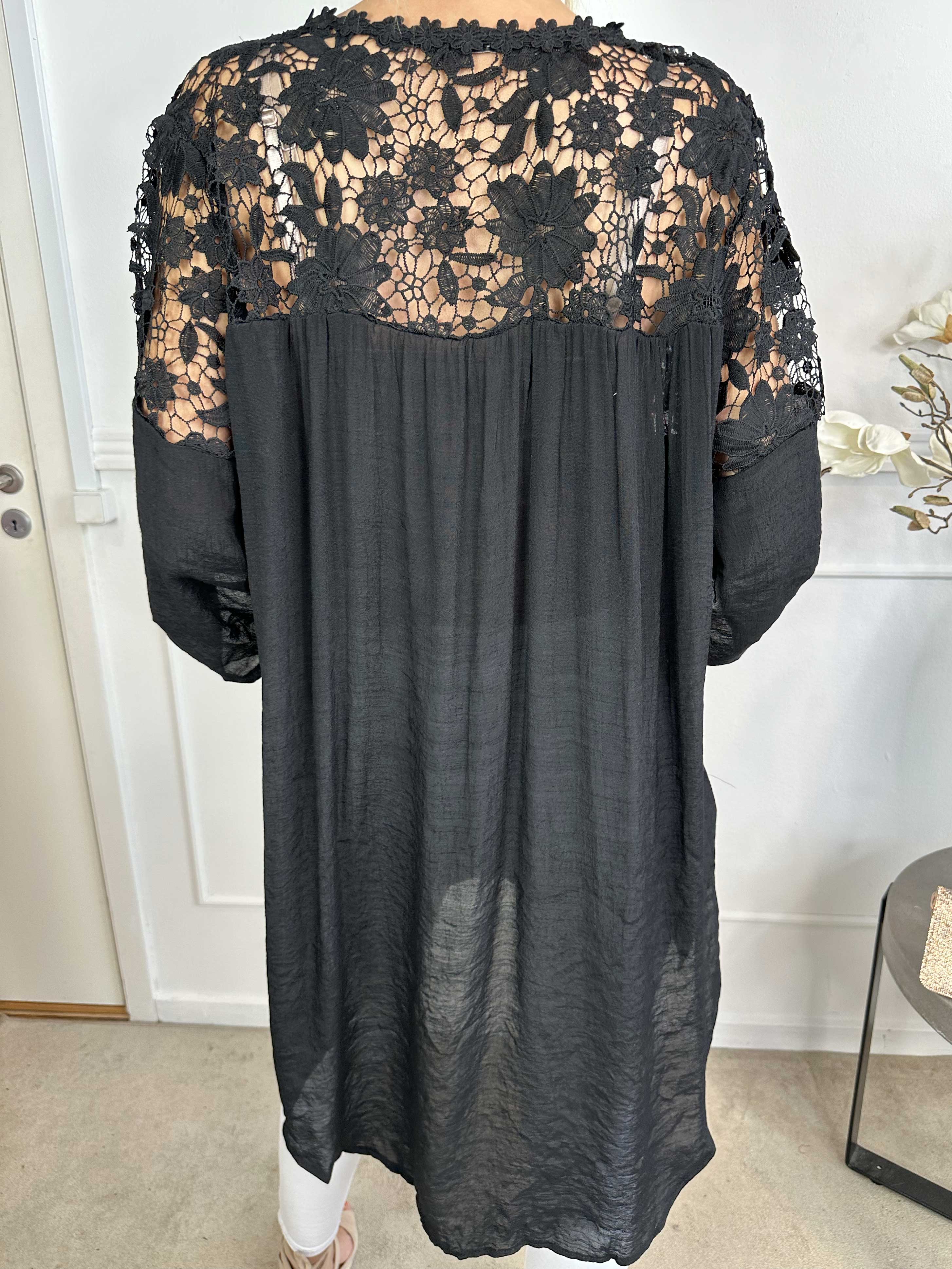 Juliette - Tunika med broderier i bomullsblandning